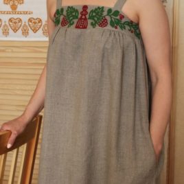 Сарафан на бретельках