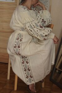 Сорочка Волошка з брижами