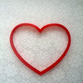 Серце 11см*10см