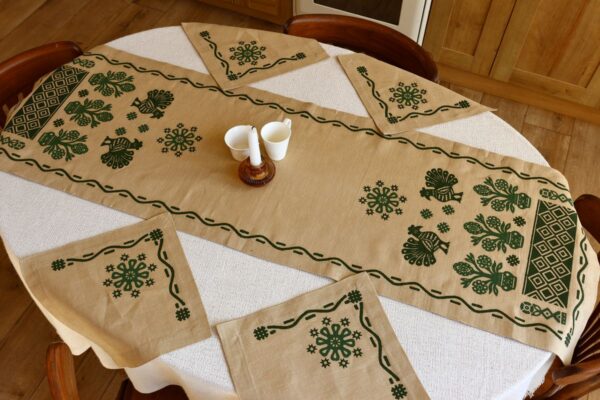 Set: table runner and six napkins - Image 2