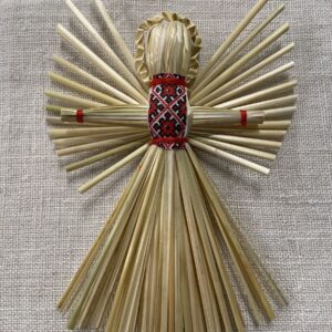 Christmas decoration Angel, made of straw P-783)