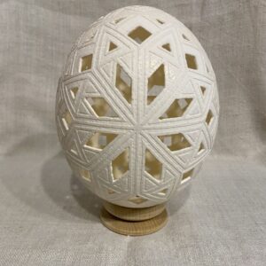 Писанка на страусиному яйці (P-278)