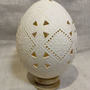 Писанка на страусиному яйці (P-279)