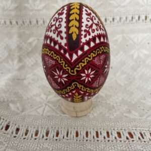 Писанка на гусячому яйці (P-587)