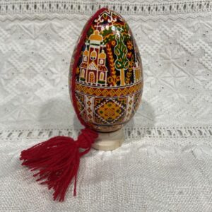 Писанка на гусячому яйці (P-966)