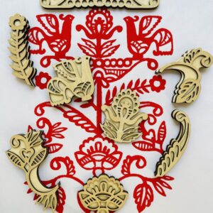 Набір штампів для вибійки " Куманці" (NS-040)